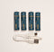 Anna Collection Oplaadbare batterijen - AA penlite - 4x stuks - met USB kabel