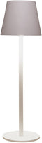Anna Collection Portable tafellamp Ambiance - wit - 27 cm - aanraaksensor - draadloos/oplaadbaar met USB - binnen/buiten