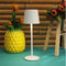 Anna Collection Portable tafellamp Ambiance - wit - 27 cm - aanraaksensor - draadloos/oplaadbaar met USB - binnen/buiten