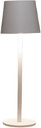 Anna Collection Portable tafellamp Ambiance - wit - 27 cm - aanraaksensor - draadloos/oplaadbaar met USB - binnen/buiten