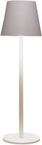 Anna Collection Portable tafellamp Ambiance - wit - 37 cm - aanraaksensor - draadloos/oplaadbaar met USB - binnen/buiten