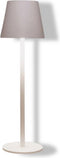 Anna Collection Portable tafellamp Ambiance - wit - 37 cm - aanraaksensor - draadloos/oplaadbaar met USB - binnen/buiten