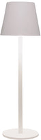 Anna Collection Portable tafellamp Ambiance - wit - 37 cm - aanraaksensor - draadloos/oplaadbaar met USB - binnen/buiten
