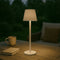 Anna Collection Portable tafellamp Ambiance - wit - 37 cm - aanraaksensor - draadloos/oplaadbaar met USB - binnen/buiten