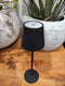 Anna Collection Portable tafellamp Ambiance - zwart - 37 cm - aanraaksensor - draadloos/oplaadbaar met USB - binnen/buiten