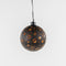 Anna Collection verlichte bal/kerstbal -glas - zwart- D10 cm - LED