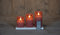 Anna's Collection - 3ST OPLAADBARE KAARS ANTIEK ROZE WAX RUSTIEK BE...