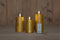 Anna's collection - B.O. 3Pcs 3D Wick Gold Candle 7,5X1012,515 cm R...