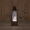 Anna's collection - B.O. Lantern With Snowman In Glitter Water Led...