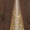 Anna's Collection - B.O.T. Tree Glass Matt Champagne With Stars 9X3...