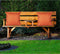 Anna's collection Buiten of tuin sier kussens - oranje - 45 x 45 cm - binnen/buiten - zitkussens tuinbank
