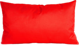 Anna's collection Buiten of tuin sier kussens - rood - 30 x 50 cm - binnen/buiten - zitkussens tuinbank