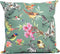 Anna's collection buitenkussen bloem - groen - 45 x 45 cm - Water en UV bestendig