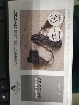 Anna's Collection Connect Transformator Ip44 Bu - Kerstverlichting - 5 m 182 g Zwart
