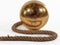 Anna's Collection - Glass Ball Gold Foil 18Cm On 100Cm Thick Rope H...