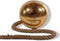 Anna's Collection - Glass Ball Gold Foil 18Cm On 100Cm Thick Rope H...