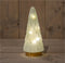 Anna's Collection - GLAZEN BOOM MAT WIT MET GOUDEN VOET 10.5X24.5CM...