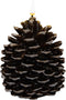 Anna's Collection - Kaars dennenappel led 3d vlam op batterij met t...
