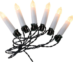 Anna's Collection Kaarsen lichtsnoer - 50 LED kaarsen - 1250cm - warm wit - kerstverlichting