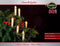 Anna's Collection Kaarsen lichtsnoer - 50 LED kaarsen - 1250cm - warm wit - kerstverlichting
