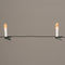 Anna's Collection Kaarsen lichtsnoer - 50 LED kaarsen - 1250cm - warm wit - kerstverlichting