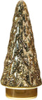 Anna's Collection - Kerstboompje glas 10led op batterij met timer 2...