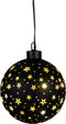 Anna's collection - Kersthanger bal glas gouden binnenkant met ster...