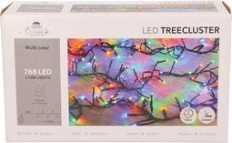 Anna's Collection Kerstverlichting - gekleurd - timer - 10 m - Voor binnen en buiten gebruik