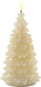 Anna's Collection - LED-kaars 'Kerstboom' - Crème
