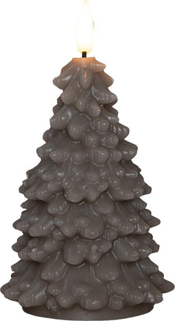 Anna's Collection - Led Kaars - Kerstboom - Taupe