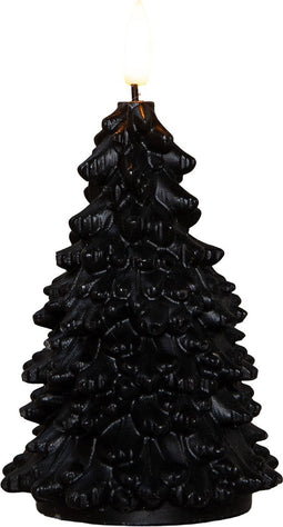 Anna's Collection - Led Kaars - Kerstboom - Zwart