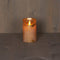 Anna's Collection Led kaars/stompkaars - goud - H12,5 x D7,5 cm - wax - bewegende vlam
