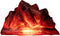 Anna's Collection LED kampvuur verlichting - 29 x 18 x 14 cm - kunst houtblokken - buiten