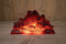 Anna's Collection LED kampvuur verlichting - 38 x 24 x 21 cm - kunst houtblokken - buiten