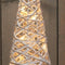Anna's Collection LED kegel kerstboom lamp - H60 cm - 15 led lampjes - warm wit - kerstverlichting