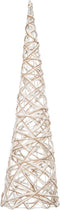 Anna's Collection LED kegel kerstboom lamp - H60 cm - 15 led lampjes - warm wit - kerstverlichting
