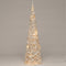 Anna's Collection LED kegel kerstboom lamp - H60 cm - 15 led lampjes - warm wit - kerstverlichting
