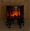 Anna's Collection LED sfeerhaard - zwart - L30 x B16 x H35 cm - open haard - verlichting