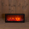 Anna's Collection LED sfeerhaard - zwart - L45 x B10 x H20 cm - open haard - verlichting
