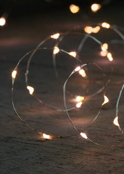 Anna's Collection - LED wire zilverdraad 20l/1 m warm wit CONNECT