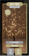 Anna's Collection Lichtboom - zwart - 60 cm - metaal - 240 leds - warm wit - kerstboom