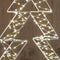 Anna's Collection - Metal 36 cmx7 cm 3D Tree White With 300Led Warm...