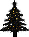 Anna's Collection - Muurhanger kerstboom 48led classic op batterij...