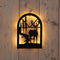 Anna's Collection - Muurhanger met kerstfiguren 24led classic op ba...