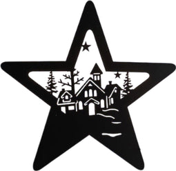 Anna's Collection - Muurhanger ster met kerstfiguren 22led classic...