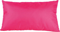 Anna's Collection Sierkussen voor binnen en buiten - fuchsia roze - 30 x 50 cm - tuinkussen