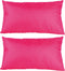 Anna's Collection Sierkussen voor binnen en buiten - fuchsia roze - 30 x 50 cm - tuinkussen