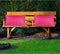Anna's Collection Sierkussen voor binnen en buiten - fuchsia roze - 30 x 50 cm - tuinkussen