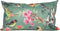Anna's Collection Sierkussen voor binnen en buiten - vogels - donkergroen - 30 x 50 cm - tuinkussen