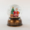 Anna's Collection Sneeuwbol/snowglobe - antiek goud - 11 x 14 cm - met LED verlichting